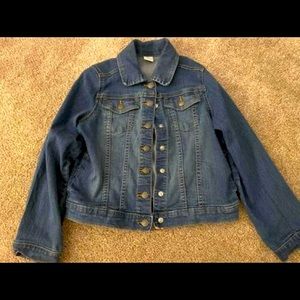 Girls Distressed Jean Jacket